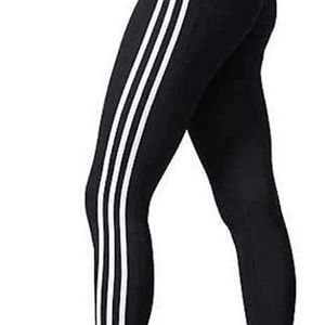 Adidas there stripe legging small 7/8 length
